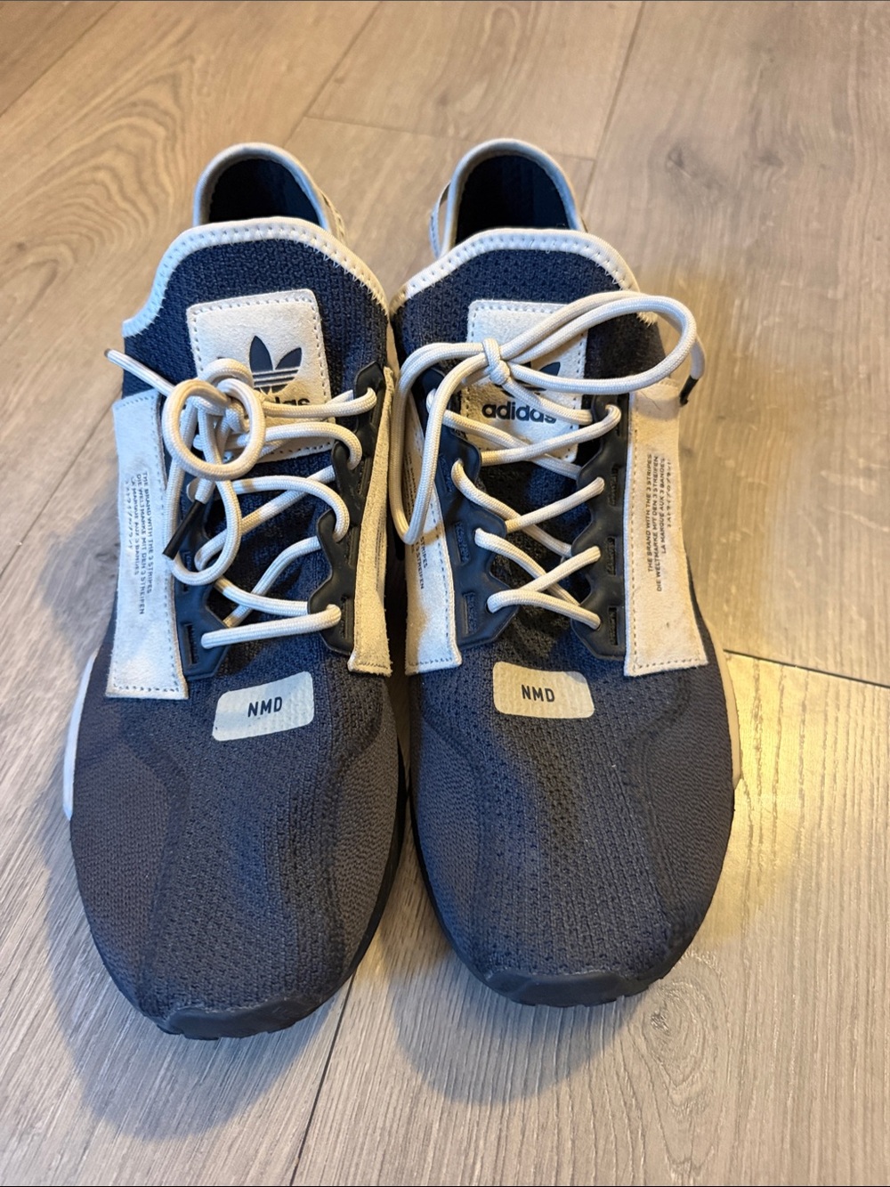 adidas NMD Men's Navy and White Athletic Sneakers